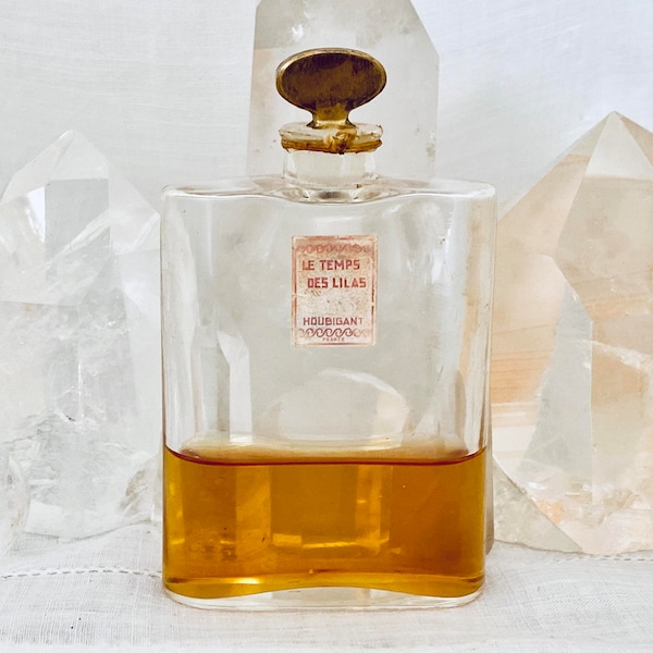 SAMPLE .. Houbigant, Le Temps de Lilas, 'Lilac Time', DECANTED SAMPLE from  Flacon, Parfum, Extrait, 1921, Paris, France ..