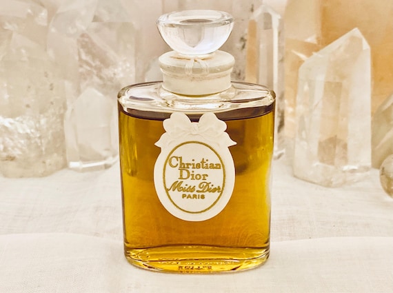 Christian Dior, Miss Dior, Classic Green Chypre, 30 ml. or 1 oz. Flacon, Parfum Extrait, 1947, 1970, Paris, France