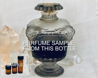 SAMPLE .. Guerlain, Bouquet de Faunes, &#39;Bouquet of the Fauns&#39;, DECANTED SAMPLE, Limit One, Parfum Extrait, Flacon Lalique, 1922, 1950, Paris