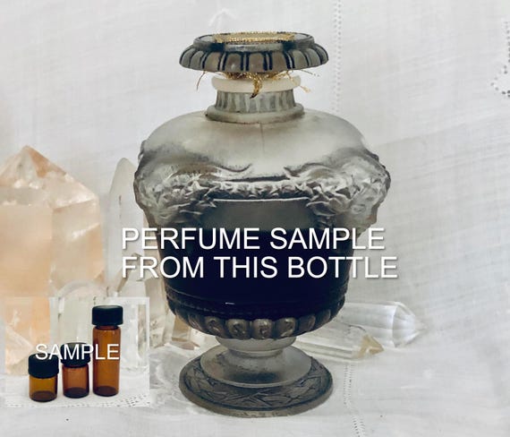SAMPLE .. Guerlain, Bouquet de Faunes, 'Bouquet of the Fauns', 1/2  ml. DECANTED SAMPLE, Limit One, Parfum Extrait, Flacon Lalique, 1922,