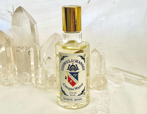 Caswell-Massey, White Rose, 88 ml. or 3 oz. Flacon, Cologne Water, 1889, 1970, Newport, Rhode Island, USA ..