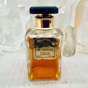 Jeanne Lanvin, Scandal, Leathery Chypre, 15 ml. or 0.5 oz. Flacon, Parfum Extrait, 1931, 1940, Paris, France ..