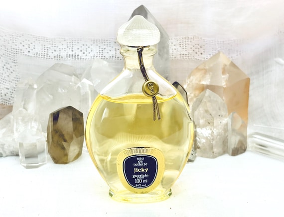 Guerlain, Jicky, 100 ml. or 3.4 oz. Flacon, Eau de Toilette, Flacon Goutte, 1889, 1980, Paris, France ..