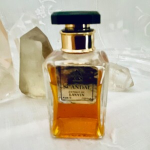 Jeanne Lanvin, Scandal, Leathery Chypre, 15 ml. or 0.5 oz. Flacon, Parfum Extrait, 1931, 1940, Paris, France ..