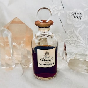 Molyneux, Rue Royale, &#39;Royal Road&#39;, 50 ml. or 1.76 oz. Flacon, Parfum Extrait, 1938, Baccarat, Paris, France ..
