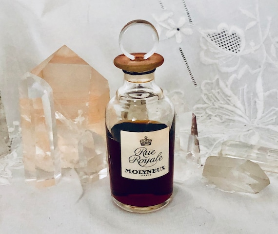 Molyneux, Rue Royale, 'Royal Road', 50 ml. or 1.76 oz. Flacon, Parfum Extrait, 1938, Baccarat, Paris, France ..