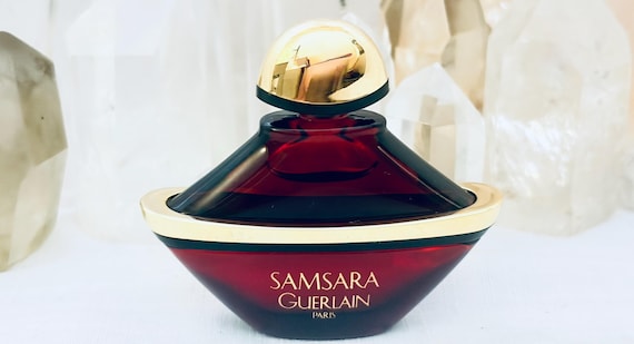 Guerlain, Samsara, 7.5 ml. or 0.25 oz. Flacon, Parfum Extrait, Flacon Samsara, 1986, 1996, Paris, France ..