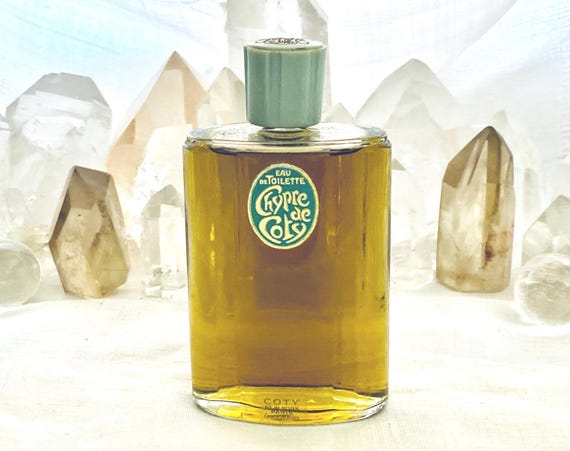 Coty, Chypre, 'Cyprus', 65 ml. or 2.2 oz. Flacon, Eau de Toilette, Lalique, 1917, 1935, Paris, France ..