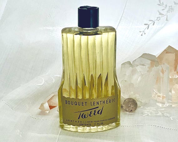 Lenthéric, Lentheric, Tweed, 207 ml. or 7 oz. Flacon, Bouquet Concentrée, Eau de Toilette, 1933, 1960, Paris, France ..