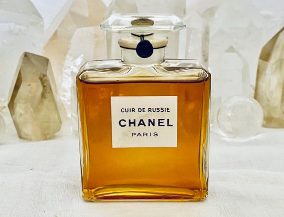 Chanel,  Cuir de Russie,  Russian Leather, 30 ml. or 1 oz. Flacon, Parfum Extrait, 1921,  1924 - 1950, Paris, France ..