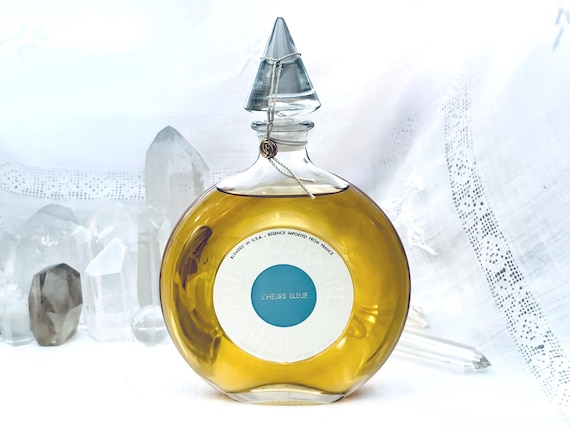 Guerlain, L'Heure Bleue, 'The Blue Hour', 175 ml. or 6. oz. Flacon, Eau de Cologne, Flacon Montre, 1912, 1970, Paris, France ..