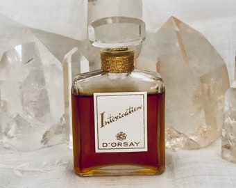 D'Orsay, Intoxication, Floral Chypre, 30 ml. or 1 oz. Flacon, Parfum Extrait, 1938, Paris, France ..