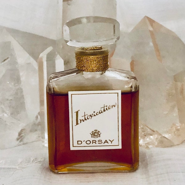 D'Orsay, Intoxication, Floral Chypre, 30 ml. or 1 oz. Flacon, Parfum Extrait, 1938, Paris, France ..