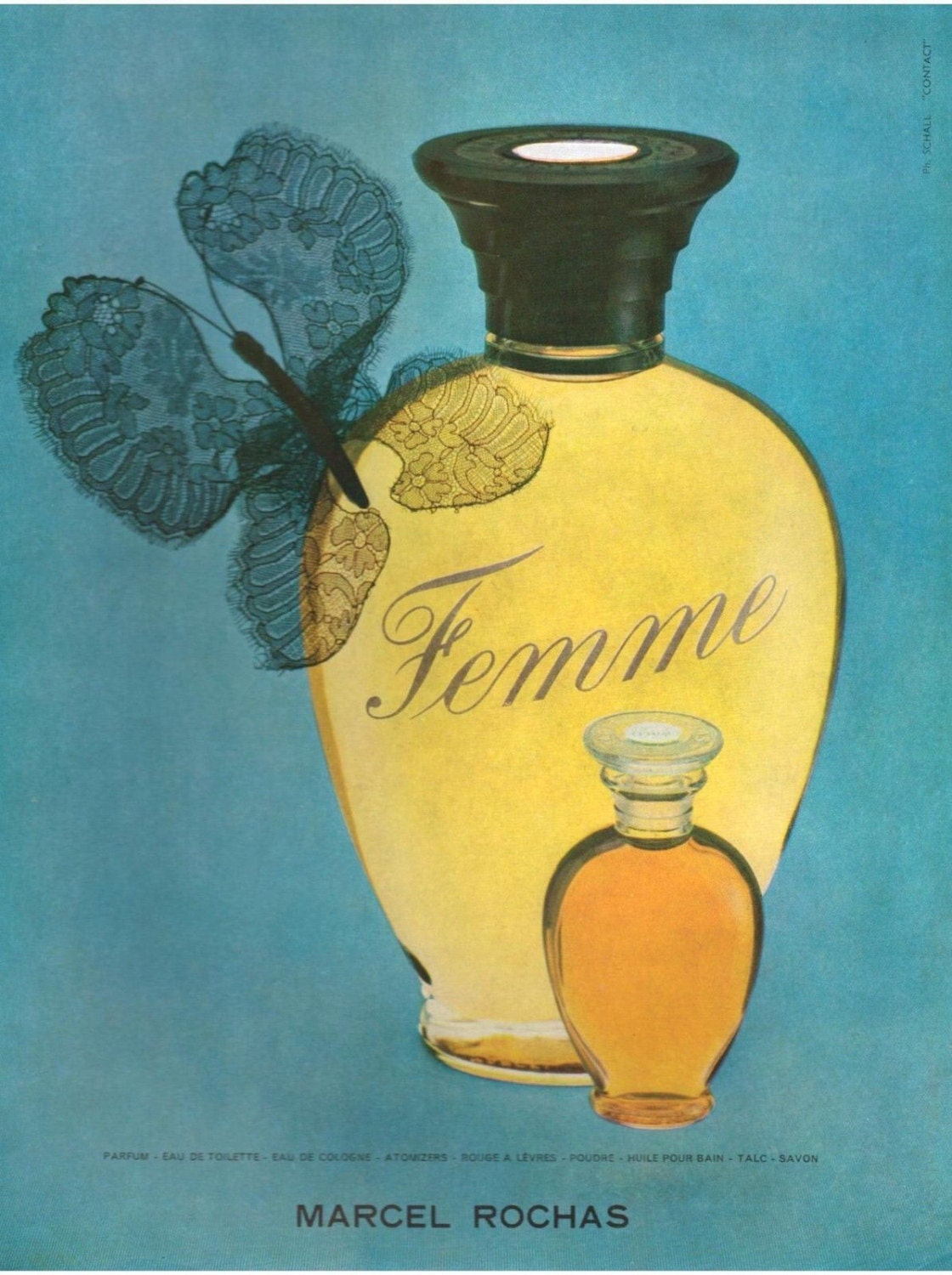 Marcel Rochas, Femme, 'woman', Soft Leather, 30 Ml, 1 Oz
