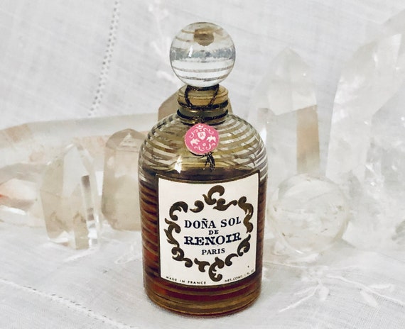 Renoir, Doña Sol, 'Lady of the Sun', 30 ml. or 1 oz. Flacon, Parfum Extrait, 1939, Paris, France ..
