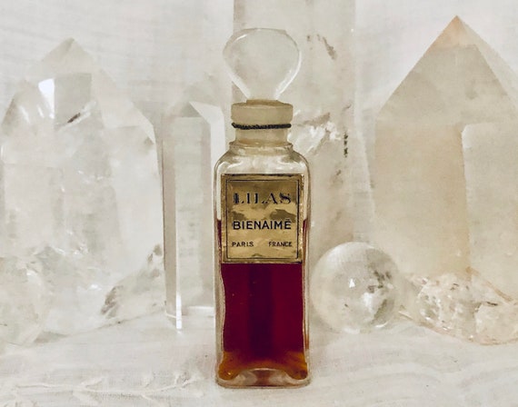 Bienaimé, Bienaime, Lilas, 'Lilac' 10 ml. or 0.35oz. Flacon, Parfum Extrait, 1936, Paris, France ..