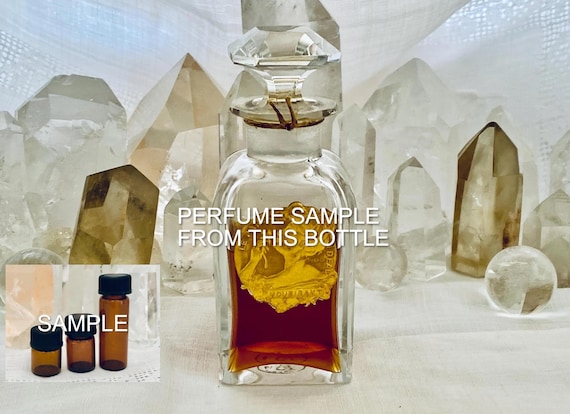 SAMPLE .. Houbigant, Ideal, 'Perfect', DECANTED SAMPLE from Flacon, Parfum Extrait, 1900, 1930,  Paris, France ..