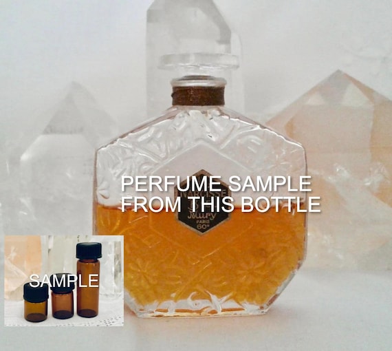 SAMPLE .. Mury, Le Narcisse Bleu, 'Blue Narcissus', DECANTED SAMPLE from Flacon, Parfum Extrait, 1920, 1940, Paris, France ..