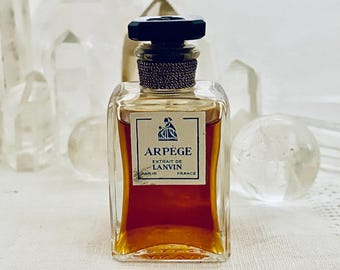 Vintage Lanvin Arpege Eau De Parfum France, Partial 3.3 Fl Oz