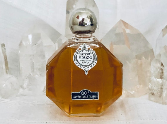 Sauzé Fréres, Sauze Brothers, Chypre, 'Cyprus', 60 ml. or 2 oz. Flacon, Eau de Cologne, ‘Un Veritable Parfum’, 1915, 1940, Paris, France ..