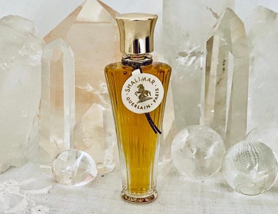 Guerlain, Shalimar, 7.5 ml. or 0.25 oz. Flacon, Parfum Extrait, Flacon Parapluie, 1923, 1960, Paris, France ..