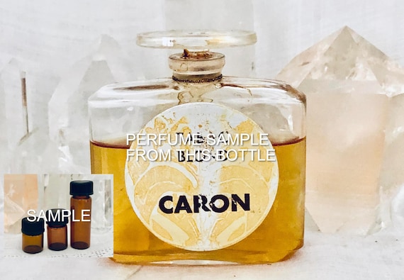 SAMPLE .. Caron, Tabac Blond, 'blond Tobacco', DECANTED SAMPLE From Flacon,  Parfum Extrait, 1918, 1940, Paris, France 