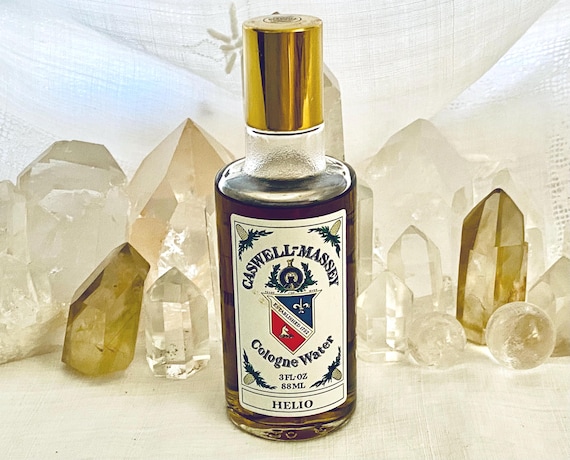 Caswell-Massey, Helio, Heliotrope, 88 ml. or 3 oz. Flacon, Cologne Water, 1889, 1970, Newport, Rhode Island, USA ..