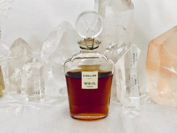 Weil, Zibeline, 'Sable', 30 ml. or 1 oz. Flacon, Parfum Extract, Baccarat, 1930, Paris, France ..