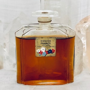 Lubin, Douce France, &#39;Sweet France&#39;, 50 ml. or 1.69 oz. Flacon, Parfum Extrait, Verrières JulienViard, 1920, Paris, France ..