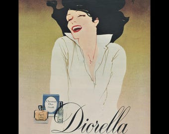 Christian Dior, Diorella, 112 Ml. or 3.7 Oz. Flacon, Eau De