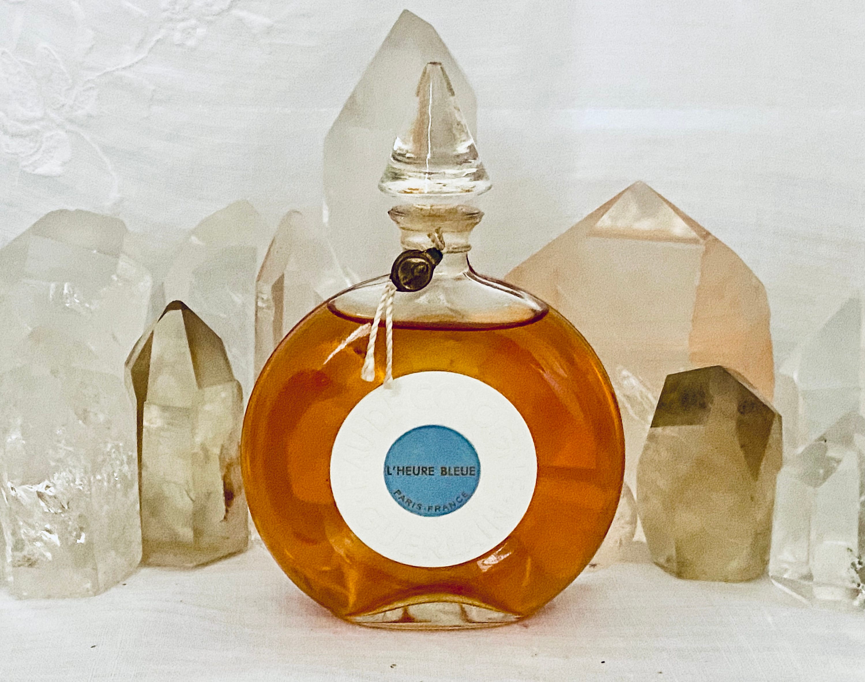 L'Heure Bleue Guerlain Baccarat Crystal Perfume Bottle Flacon