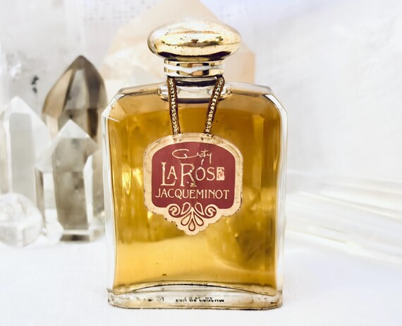 Coty, Le Rose Jacqueminot, 30 ml. or 1 oz. Flacon, Eau de Parfum, 1904, 1965, Paris, France ..