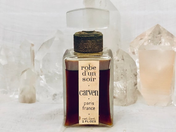 Carven, Robe d'Un Soir, 'Evening Dress', 60 ml. or 2 oz. Flacon, Parfum Extrait, 1947, Paris, France ..