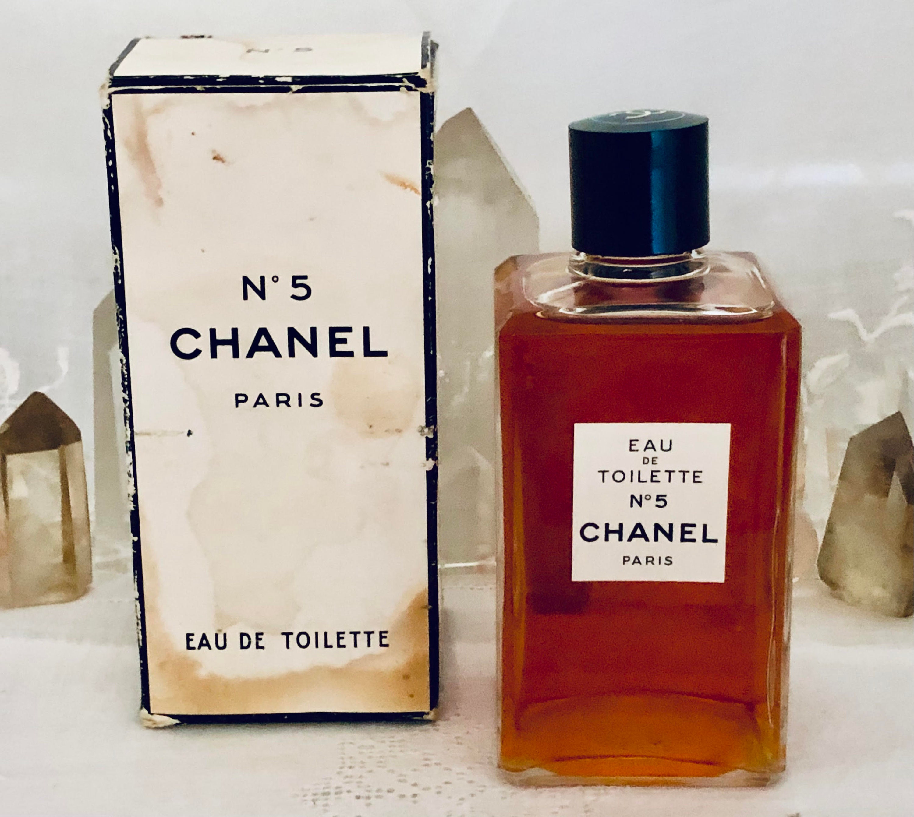 Toilette, Ml. Eau 1924, - or France 8 1950, 5, Paris, .. Chanel, Etsy No. 240 De Oz. Flacon,