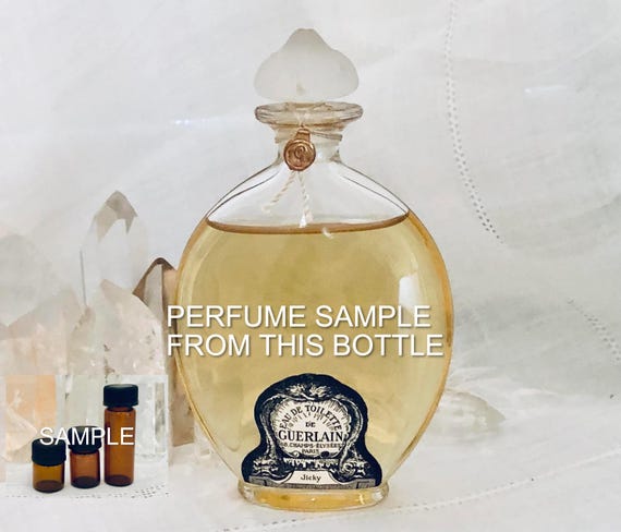 Guerlain, Jicky, Decanted Sample from Flacon, Eau de Toilette, Flacon Goutte, 1889, 1950, Paris, France ..