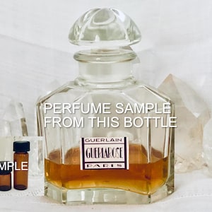 SAMPLE .. Guerlain, Guerlarose, Rose, DECANTED SAMPLE from Flacon, Parfum Extrait, Flacon Quadrilobe, 1930, Paris, France ..