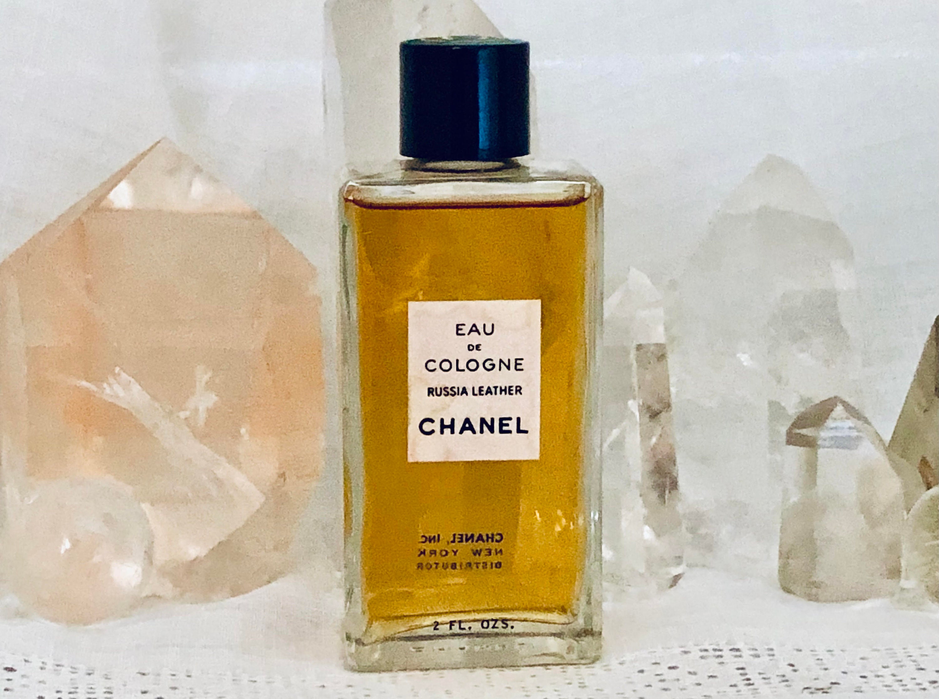 Chanel Russia Leather 60 Ml. or 2 Oz. Flacon Eau De Cologne