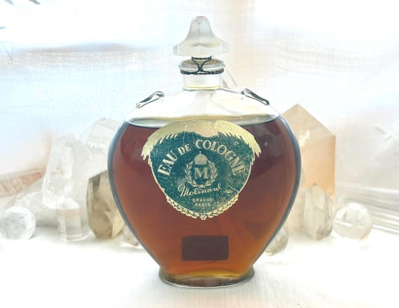 Molinard, Signature Cologne, 300 ml. or 9 oz. Flacon, Eau de Cologne, 1918, 1935, Paris, France ..