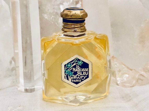 Mury, Narcisse Bleu, 'Blue Narcissus', 10 ml. or 0.35 oz. Flacon, Parfum Extrait, 1960, Paris France ..