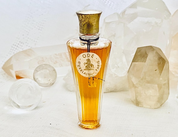 Guerlain, Ode, 7.5 ml. or 0.25 oz. Flacon, Parfum Extrait, Flacon Parapluie, 1955, Paris, France ..