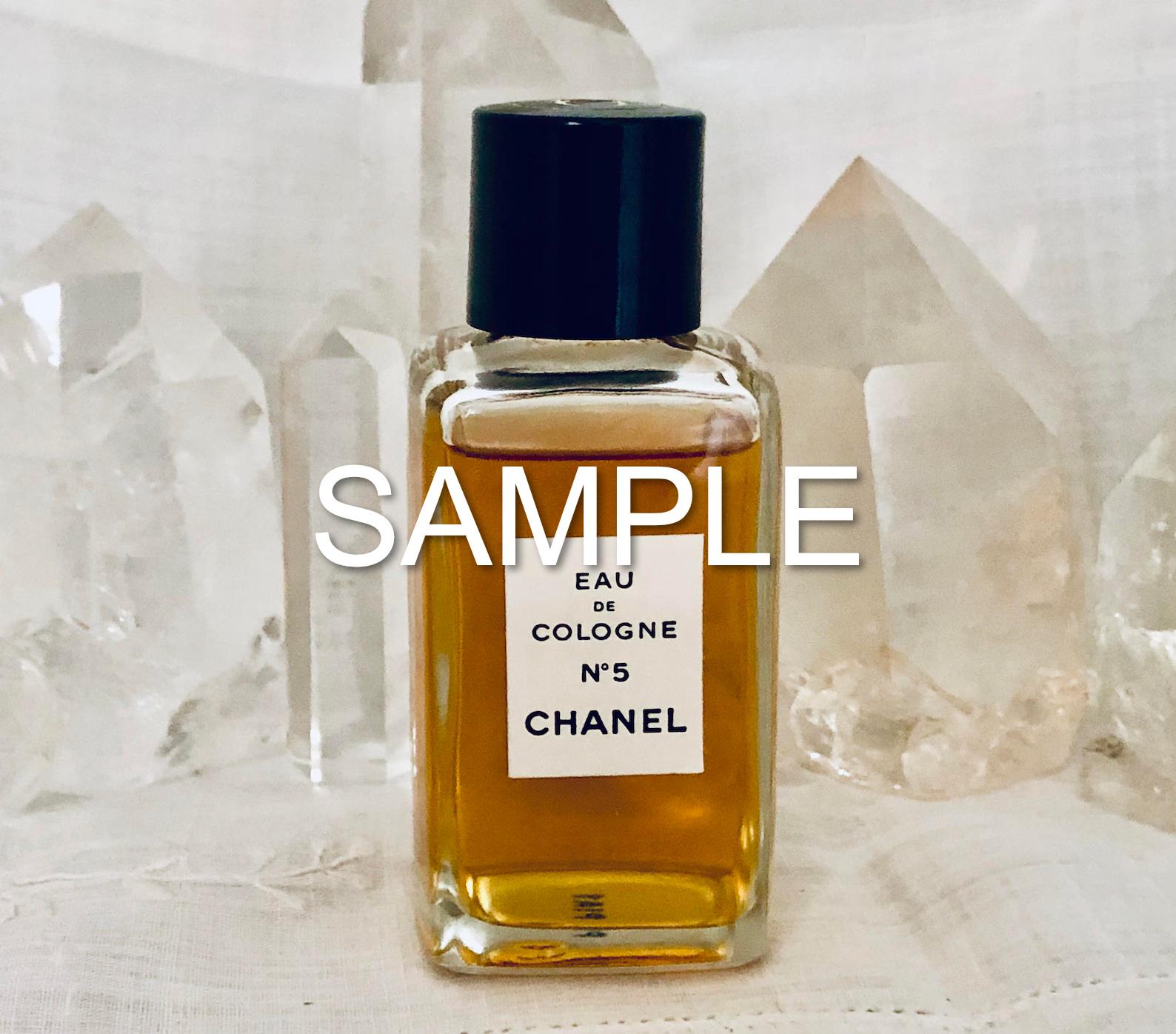 SAMPLE ..  Chanel, No. 5, DECANTED SAMPLE, Eau de Cologne, 1924, 1960, Paris, France ..