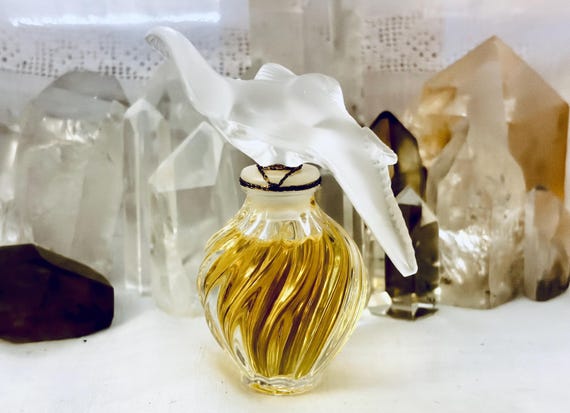 Nina Ricci, L'Air du Temps, 'The Spirit of the Times', 15 ml. or 0.5 oz. Flacon, Parfum Extrait, Lalique, 1948, 1960, Paris, France ..