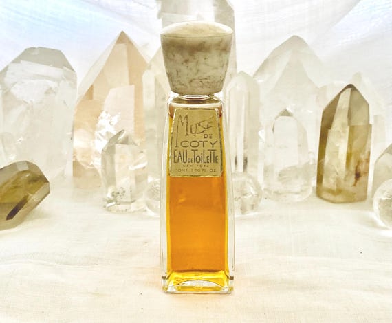Coty, Muse, 'Inspiration', 30 ml. or 1 oz. Flacon, Eau de Toilette, 1946, Paris, France ..