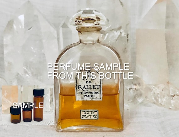 SAMPLE .. Rallet, Le No. 1, 1/2 ml. DECANTED SAMPLE from Flacon, Parfum Extrait, 1920, Paris, France ..
