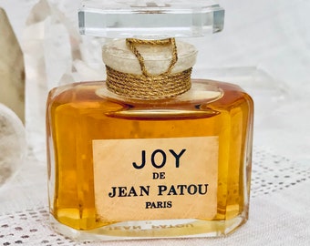 SAMPLE .. Jean Patou, Joy, DECANTED SAMPLE from Flacon, Parfum Extrait, 1929, 1965, Paris, France ..