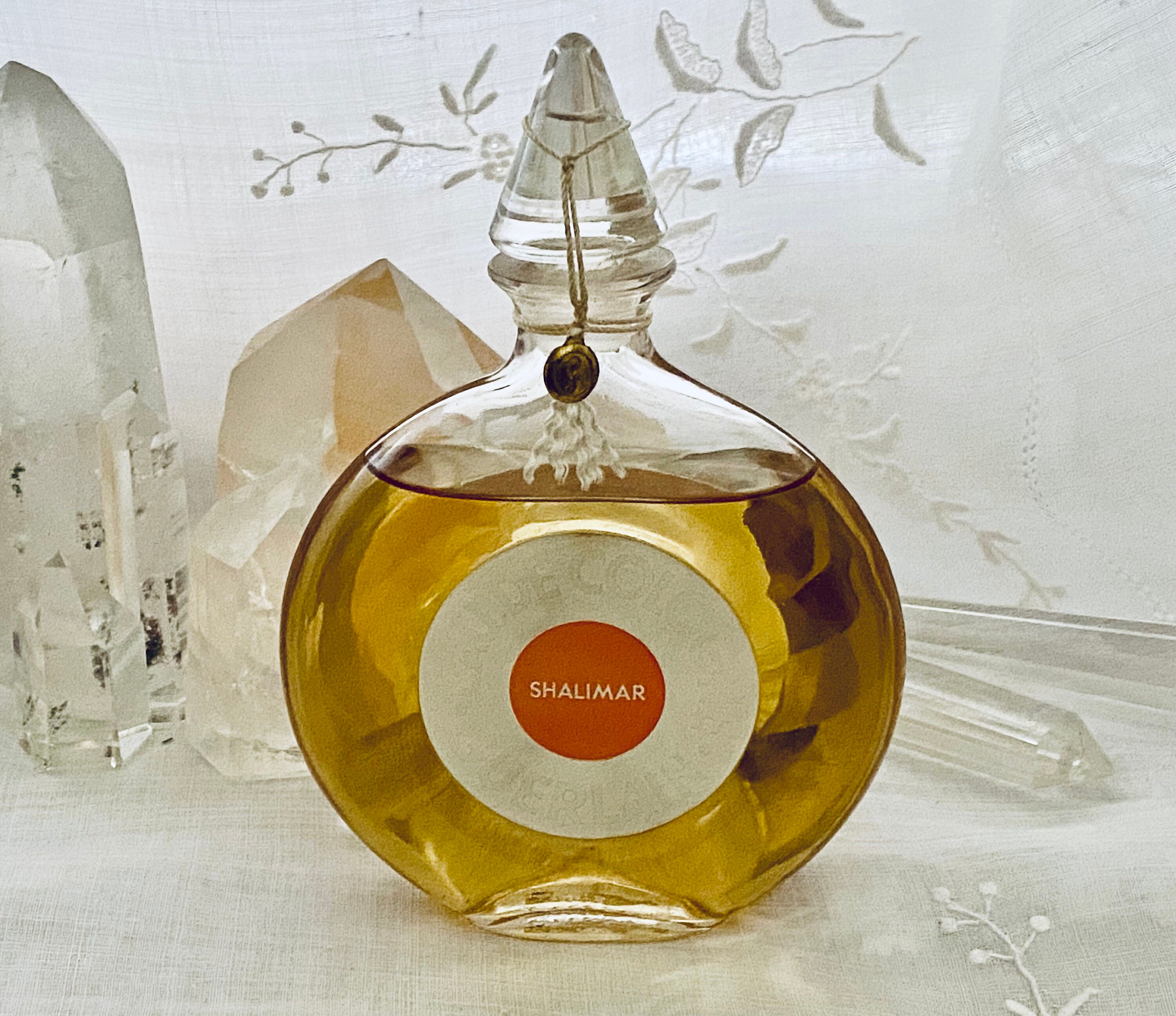 Guerlain, Shalimar, 90 ml. or 3 oz. Flacon, Eau de Cologne, Flacon Montre, 1923, 1965, Paris, France ..