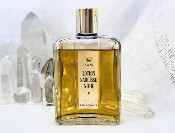 Caron, Narcisse Noir,  180 ml. or 6 oz. Flacon, Lotion, Tonic, or Tonique Elixir, 1911, 1930, Paris, France ..