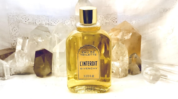 Hubert de Givenchy, L'Interdit, The Forbidden, 100 ml. or 3.5 oz. Flacon, Eau de Toilette, 1957, Paris, France ..