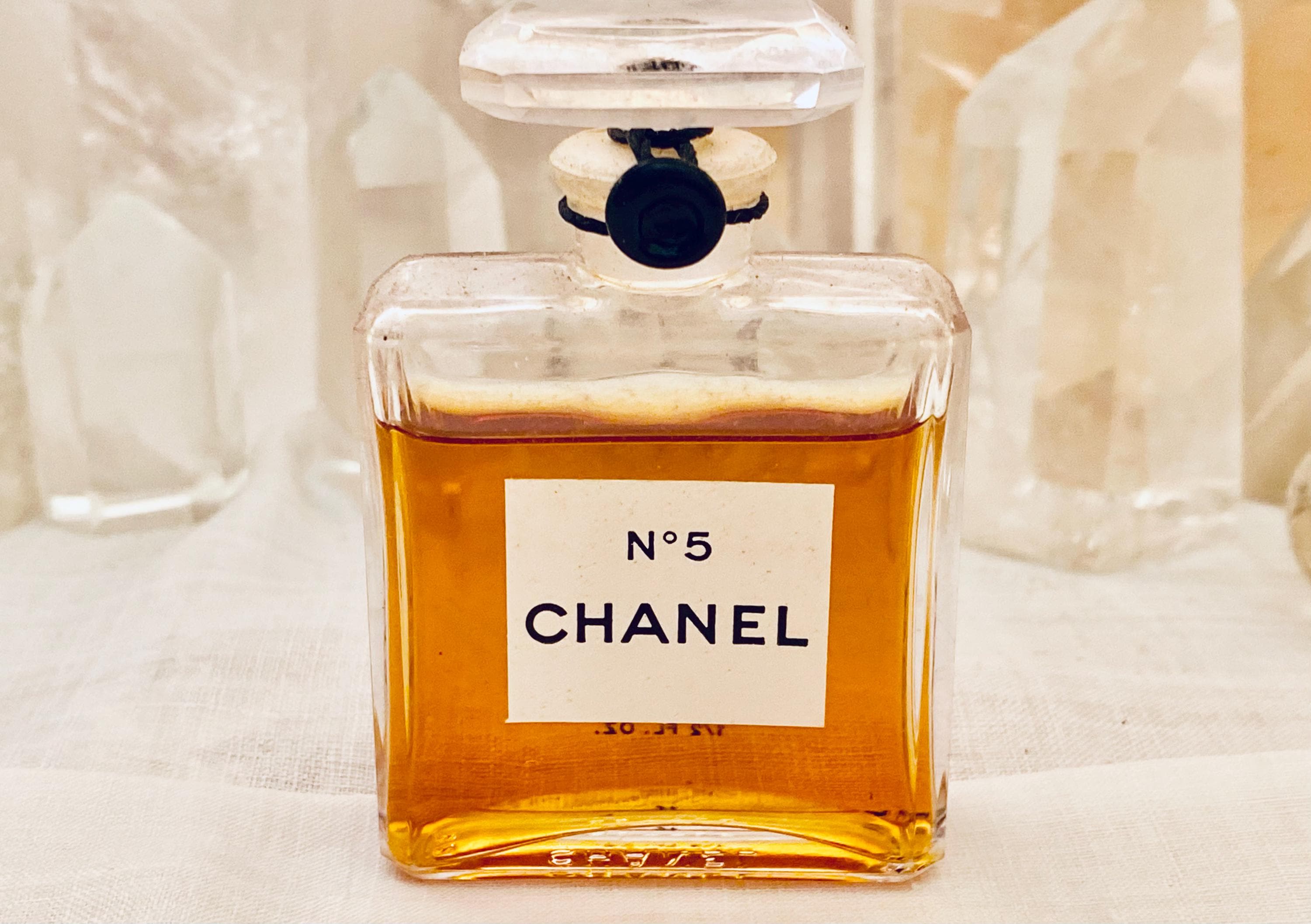 Chanel No. 5, 15 Ml. or 0.5 Oz. Flacon, Parfum Extrait, 1921, 1950