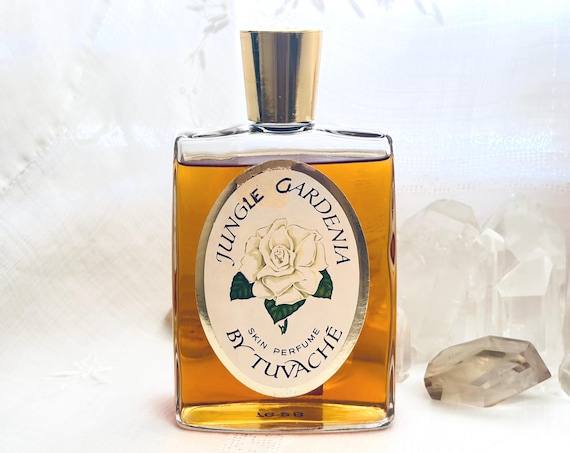 Tuvaché, Tuvache, Jungle Gardenia Skin Perfume, 240 ml. or 8 oz. Flacon, Parfum Extrait, 1939, New York, United States ..